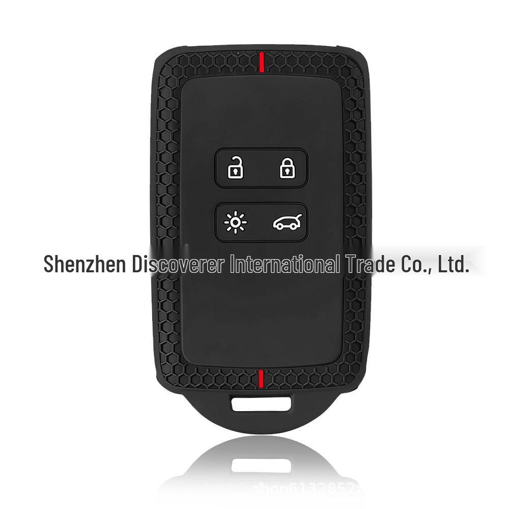 Renault Kadjar/Koleos 2022 Key Cover - Honeycomb Silicone Case for Remote Control