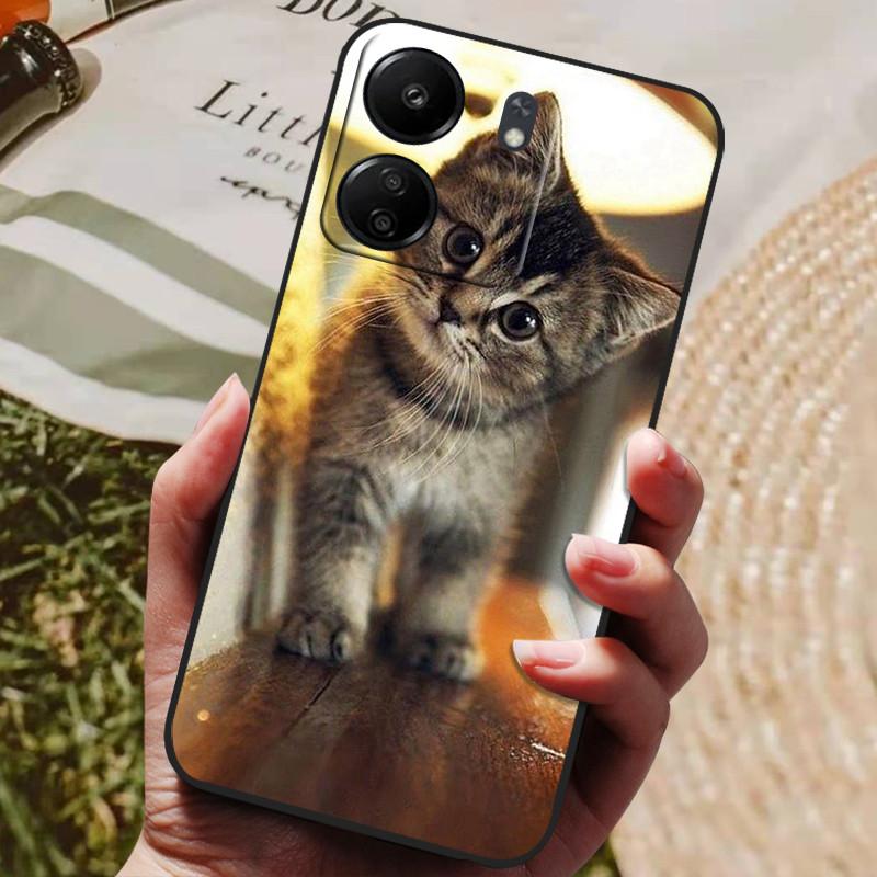 Für Xiaomi Poco C65 Hülle PocoC65 Luxus Bemaltes Telefon Silikon Rückseite Für Xiaomi Poco C65 Hüllen C 65 Schutzhülle Capas