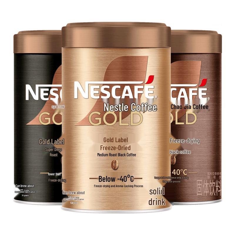 Nestle Gold Standard Freeze-Dried Instant Coffee Collection