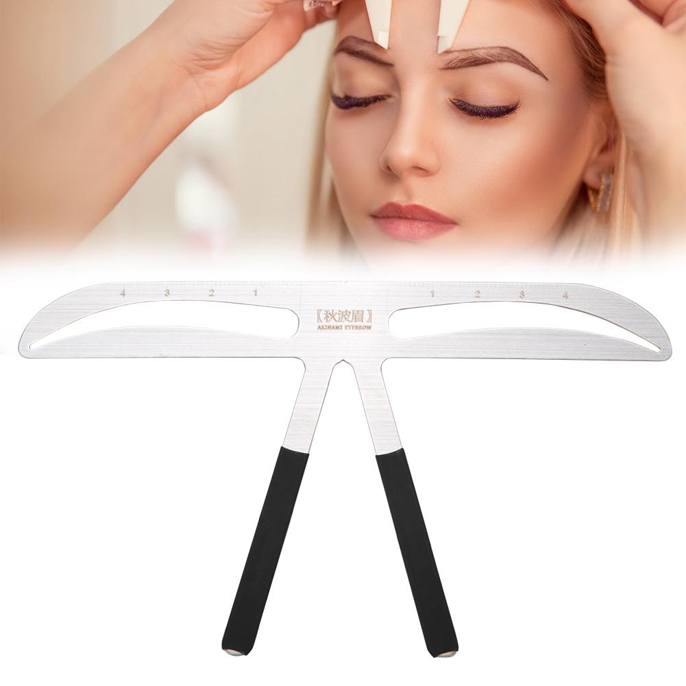 Tattoo Eyebrow Ruler Eyebrow Measure Balance Extension Ruler Shape Stencil 8#