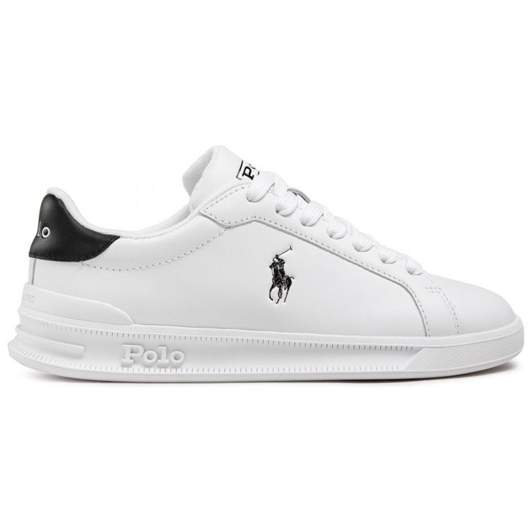 Polo Ralph Lauren Leather Logo Low-Top Fashion Sneakers Men Sneakers White 809829824005