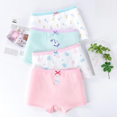 Boxer da bambina in puro cotone - Design a 4 angoli morbido e confortevole per bambini e neonati