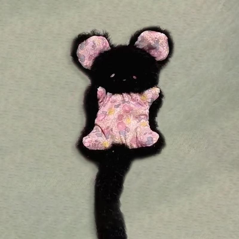 Păpușă Animal Desene Animate Desktop Jucărie de Pluș Super Drăguț Șoarece Sac de Fasole Suport pentru Încheietura Mâinii Confortabil Moale Jucărie de Pluș Păpușă pentru Eliberarea Stresului Cadou