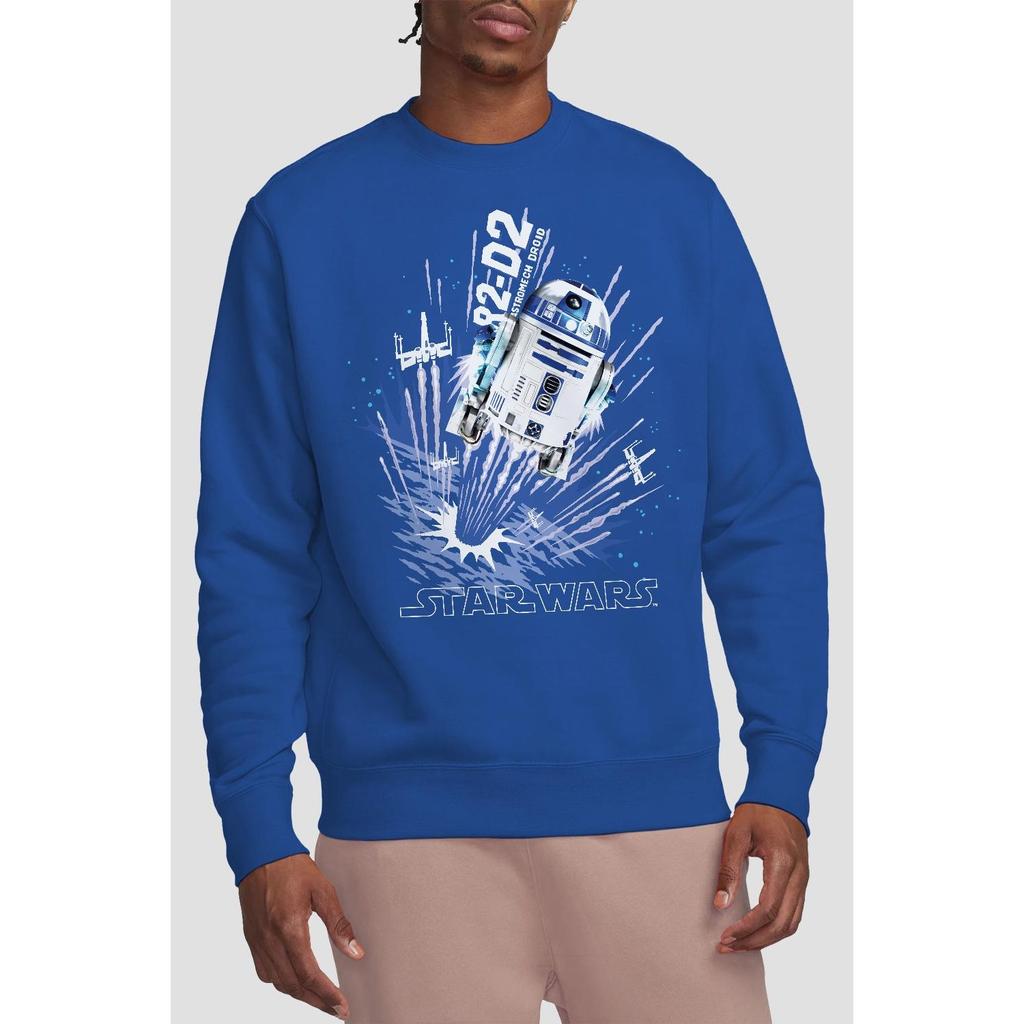 STAR WARS Unisex mikina pro dospělé Blast Off R2-D2