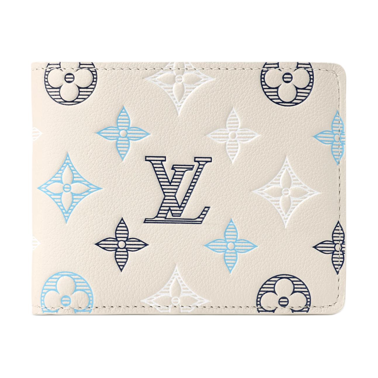 

Louis Vuitton Multiple Monogram Shadow Leather Wallet Men wallets White M29136 Basic Set (Bag+Dust Bag)