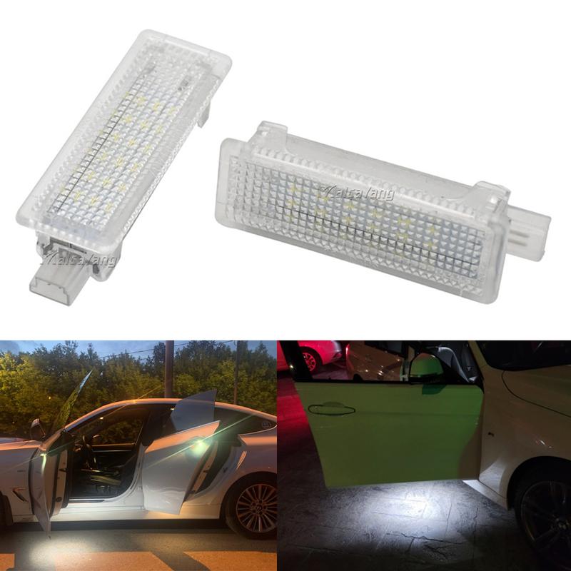 2X LED Courtesy Footwell Under Door Light 63316972605 For BMW 1 3 5 6 7 X Z R50 R52 R53 R55 R56 R57 R58 R59 R60 Mini Cooper MK1