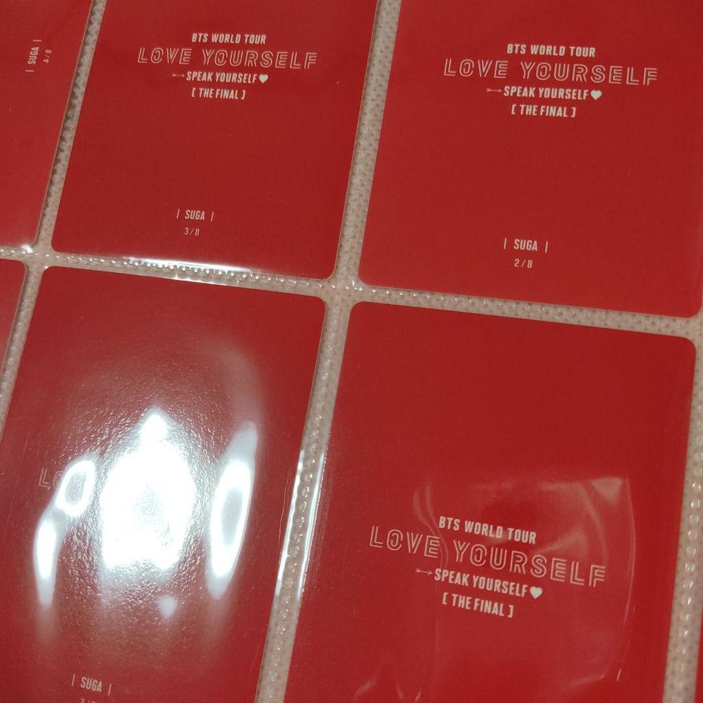 [USED] BTS SUGA Mini Photo Trading Card LYS SYS FINAL Complete Set