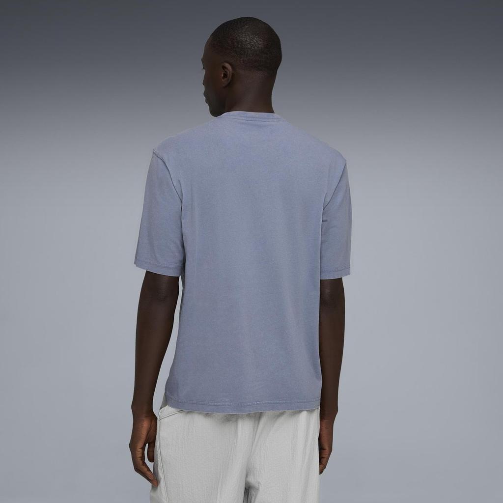 PUMA Men's Graphic Win or Lose Boxy Washed T-Shirt Grey Sky M Size Crew Neck Short Sleeve Tee