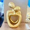 Romantic Love Sculpture Resin Figurine Ornament Creative Abstract Couple Statue For Wedding Party Table Home Decoration