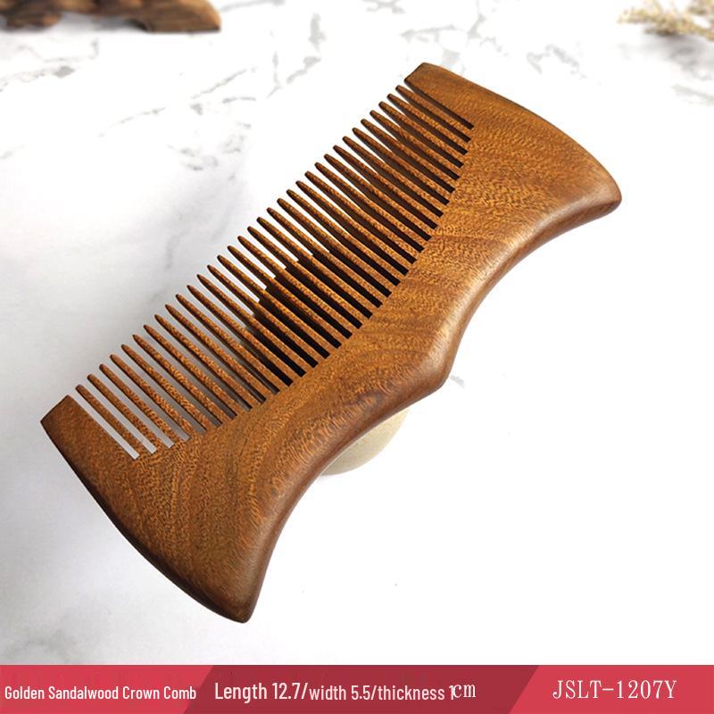 

Золотой сандал Антистатическая массажная расческа для кожи головы для гладких волос - Унисекс