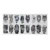 16 Foi Autocolant Tatuaj Temporar cu Model Animal Bărbați Autocolant Tatuaj Impermeabil Accesoriu