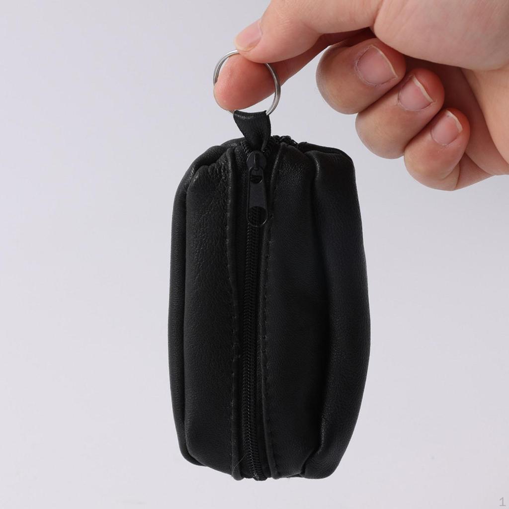 Schlüsseletui Geldbörse Leichtgewichtiger Glatter Reißverschluss Geschenke Fahrzeugschlüsselanhänger Tasche