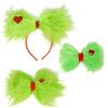 Festive Plush Hair Accessory For Christmas Costume Parties Lightweight Comfort Wear Hair Clip/Headband Accessories