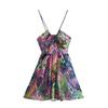 2025 Sexy European & American Women's Printed Lingerie-Style Dress