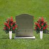Plastic 24 Artificial Flowers Buds Simulated Roses Cemetery Flower 24 Bud Roses For Cemetery Flowers For Crafts DecoracióN Hogar