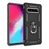 Armor Stoßfeste TPU + PC Schutzhülle für Galaxy S10 5G, mit 360 Grad drehbarem Halter