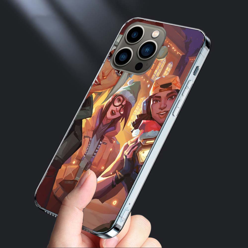 Valorant Killjoy Phone Case For Iphone 16E 15 Pro 14 Plus 17E 16 17 Pro Max Air 11 12 13 Mini Shockproof Capa Cute Cover TPU