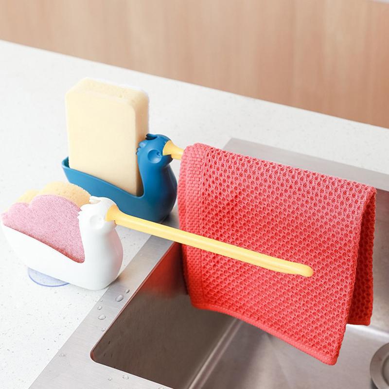 Questo Porta Panni è un Scolapiatti e Portaoggetti Adatto per Cucine e Bagni. Può Contenere Spugne e Strofinacci