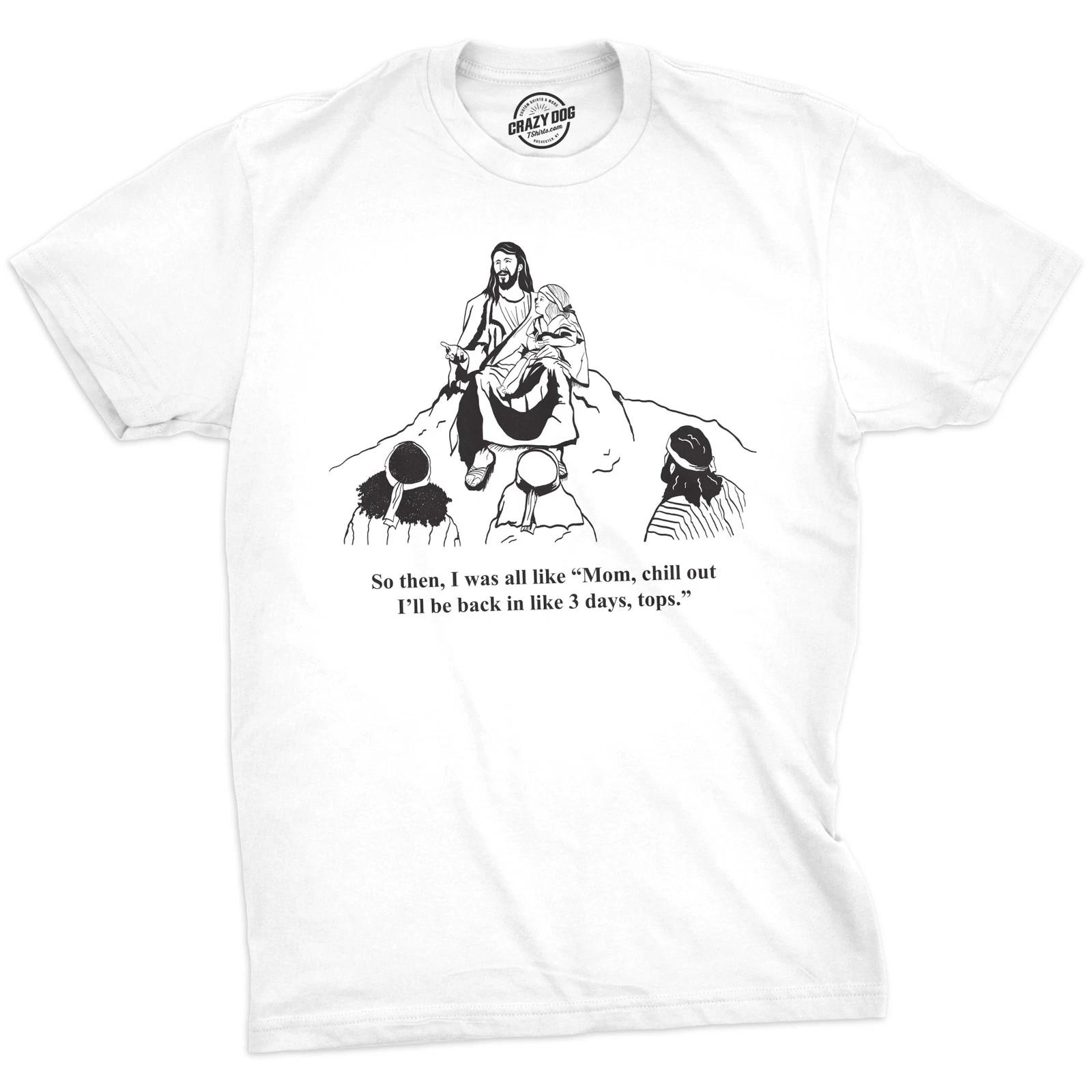 Mens Story Time With Jesus T Shirt Funny Easter Christian Faith Church Shirt XXL