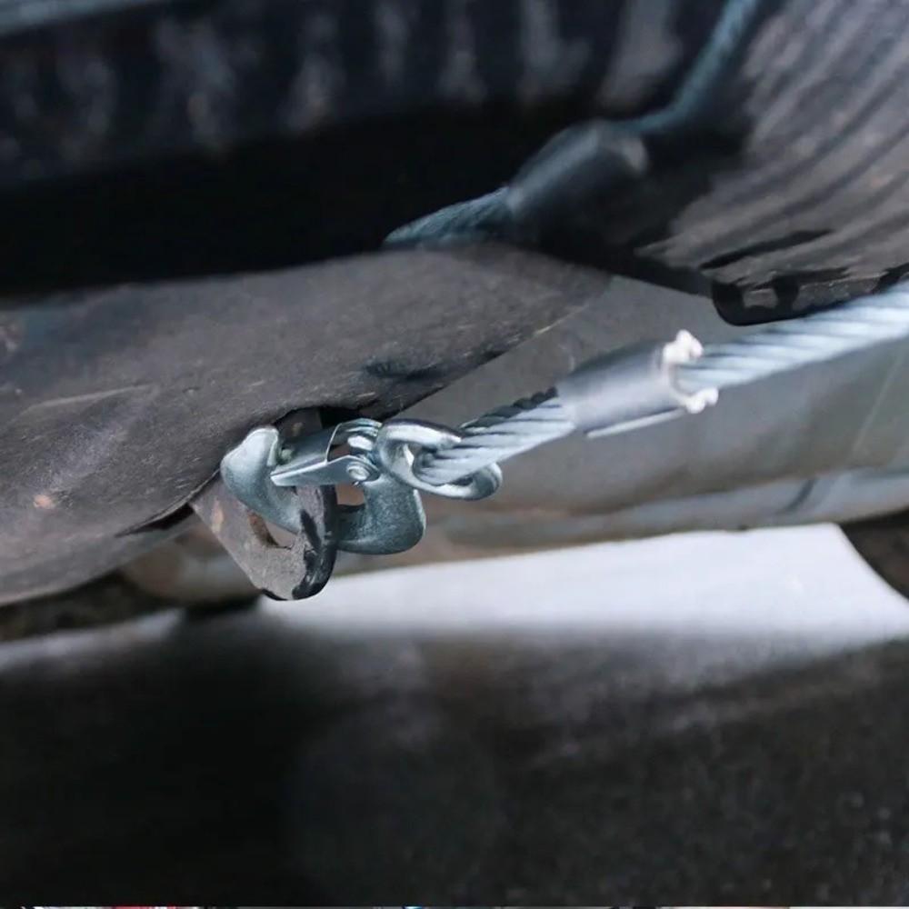 Emergency Emergency Rope Wear Resistant Steel Wire Traction Roping 7 Tons Trailer Rope  Outdoors