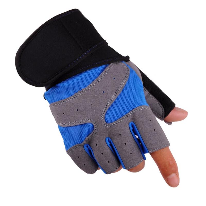 IRONWOLF Half-Finger Fitness Gloves with Wrist Support