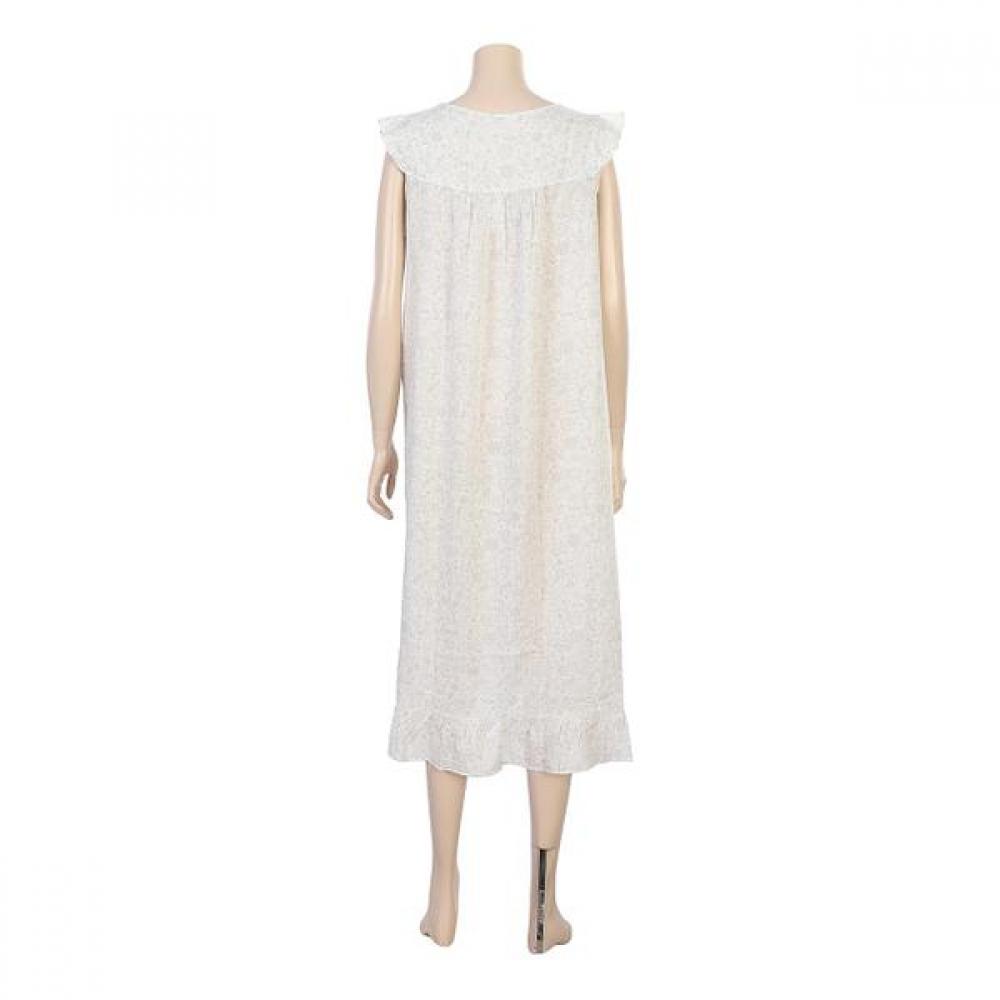 BARBARA Women S Gray Crepe Homewear dreSS Agw4629l