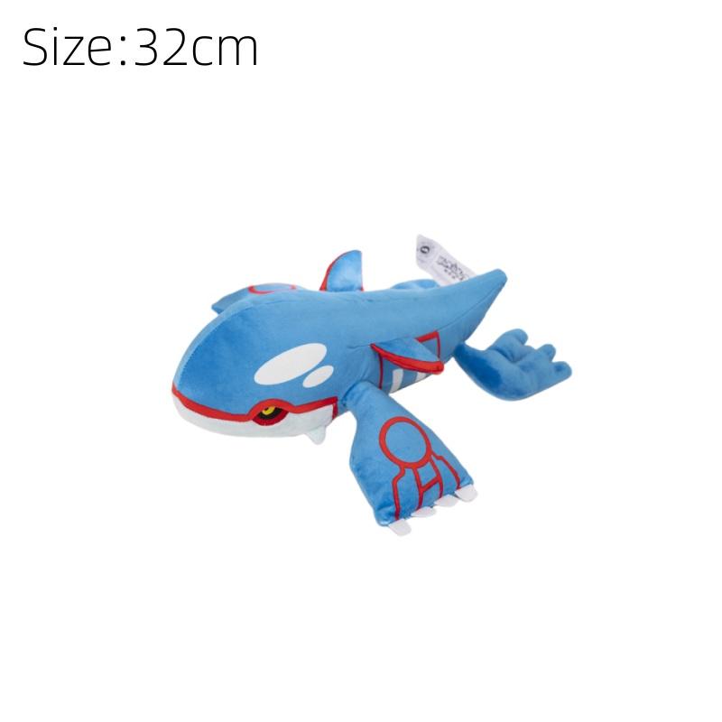 5 Style Plush Toys Kyogre Stuffed Animal Toys Anime Shiny Kyogre Soft Animal Doll Collection Gifts For Children Kids