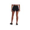 Under Armour Speedpocket Logo Solid Waist Shorts Women Shorts Black 1361379-001