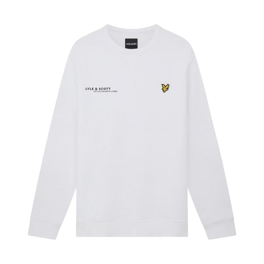 Lyle & Scott Mens Co-Ordinate Print Crew Neck Sweatshirt