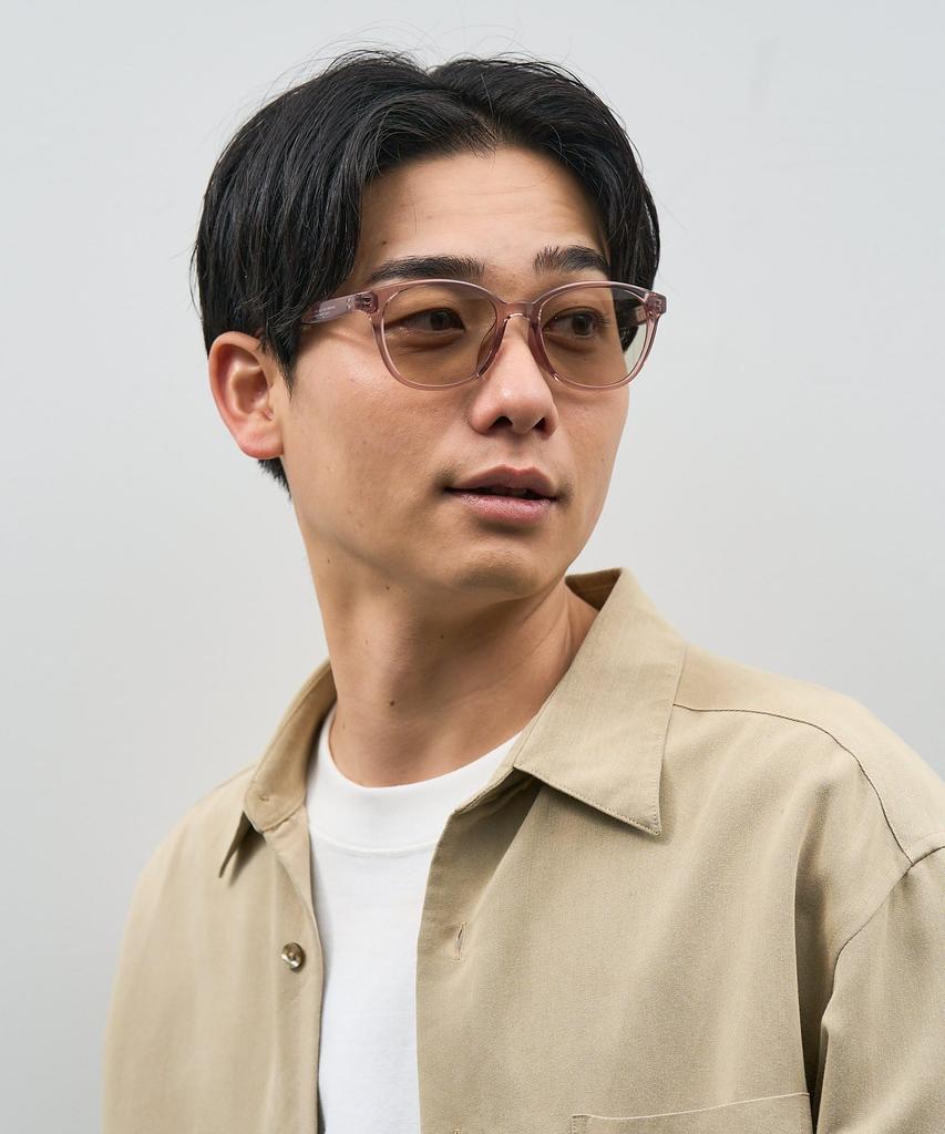 [Zoff] SUNCUTGlassesUV100%CUT Wellington-style Sunglasses  Colored Lenses, Lightweight, TR Material, Stylish, UV Protection, Men's, Women's, Unisex