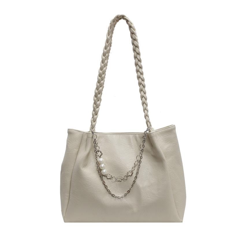 Commuter Tote Bag Women's Korean Version Retro Trendy Casual Armpit Bag 2025 New Niche Design Shoulder Bag