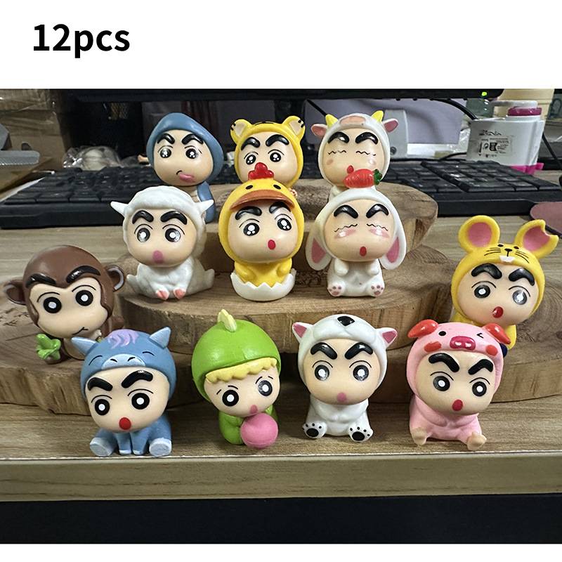 

Игрушки Крошка Шиндзан Модель Фигурка Милый Мультяшный Домашний Настольный Автомобильный Декор