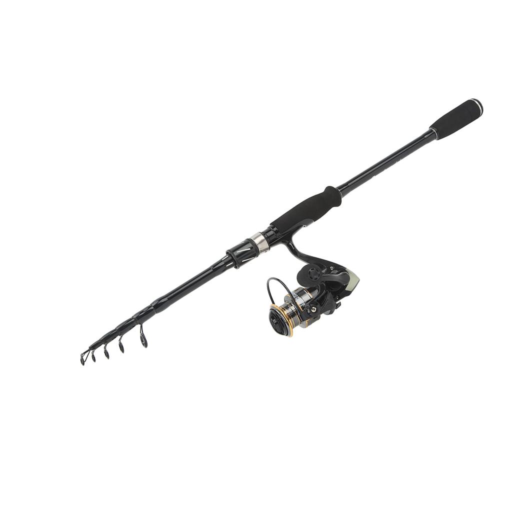 Fishing Rod and Reel Combo Set with Telescopic Fishing Rod Bait Hooks Fishing Rods Set for Fishing Beginners Gift