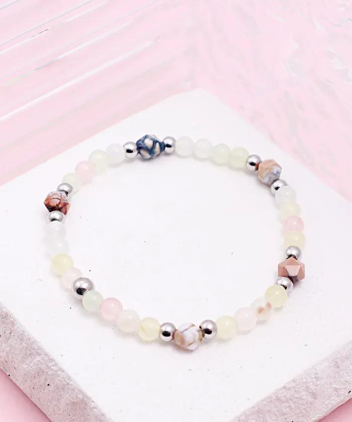 Natural Color Mix Bracelet (PLT-BR-075_YL)