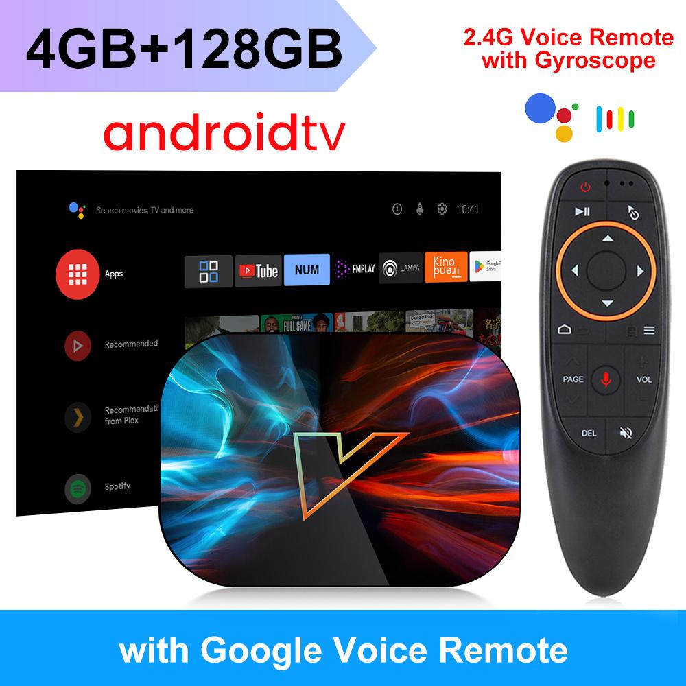 

X4 ATV androidtv 11.0 Smart TV Box Amlogic S905X4 Поддержка Google Voice Input 4K 60fps AV1 Lan Dual Wifi DDR3 4 ГБ eMMC 32 ГБ/64 ГБ/128 ГБ 4G128G чёрный