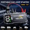 7000A Jump Starter, 26800mAh, for Cars Up To 10.0L, LED Display, Type C, Power Bank