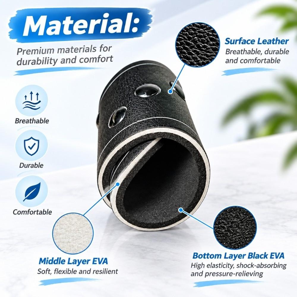 1 Pair EVA Cushioning Magnetic Insole 8 Magnet Magnetic Massage Insole  Daily Walking Work Travel