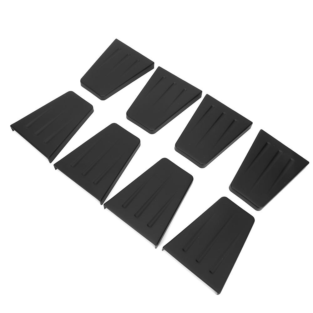 

8 шт. Аксессуары для отделки дверных петель, подходят для Jeep Wrangler JK 4Door 2007-2016