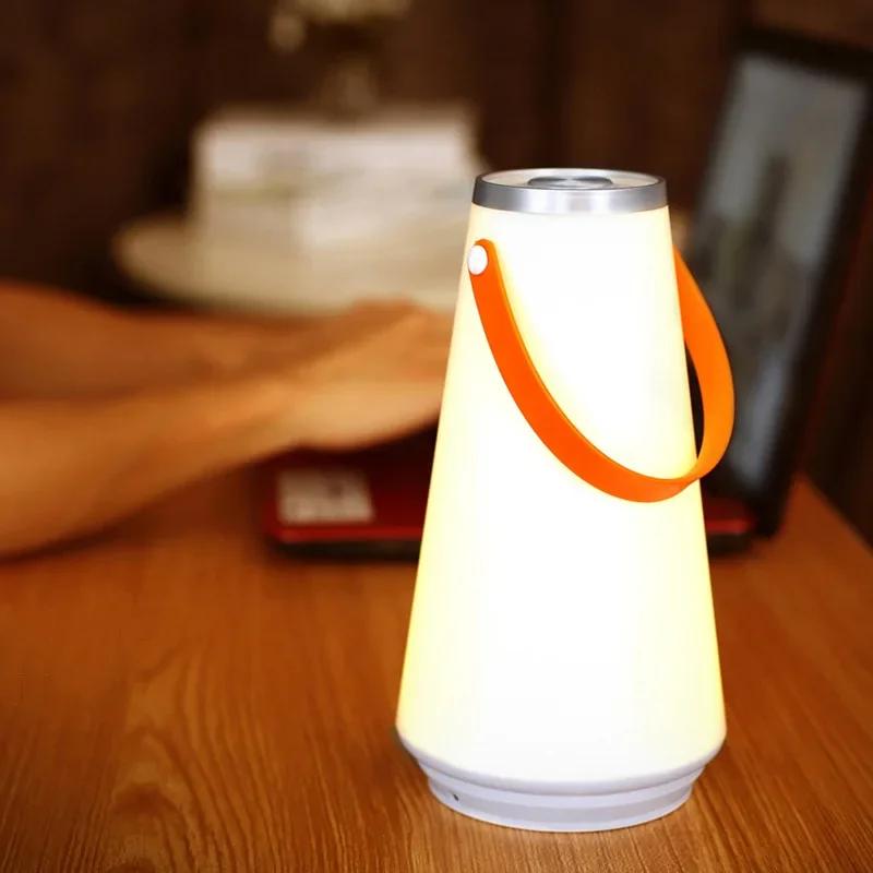 LED Camping Lights Rechargeable Smart Night Light Touch USB Outdoor Night Lights Portable Lantern Lighting Led Camping Lamp