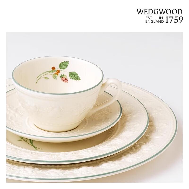 Wedgwood Frohe Feiertage Blaue Teetasse und Untertasse