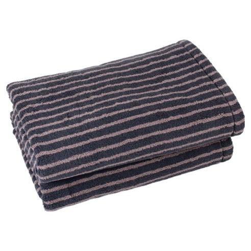 SONGWOL TOWEL Hotel Collection Stripe Solid 68 Bath Towel 540g 30s Combed Cotton (2 Pack) (540g X 2)