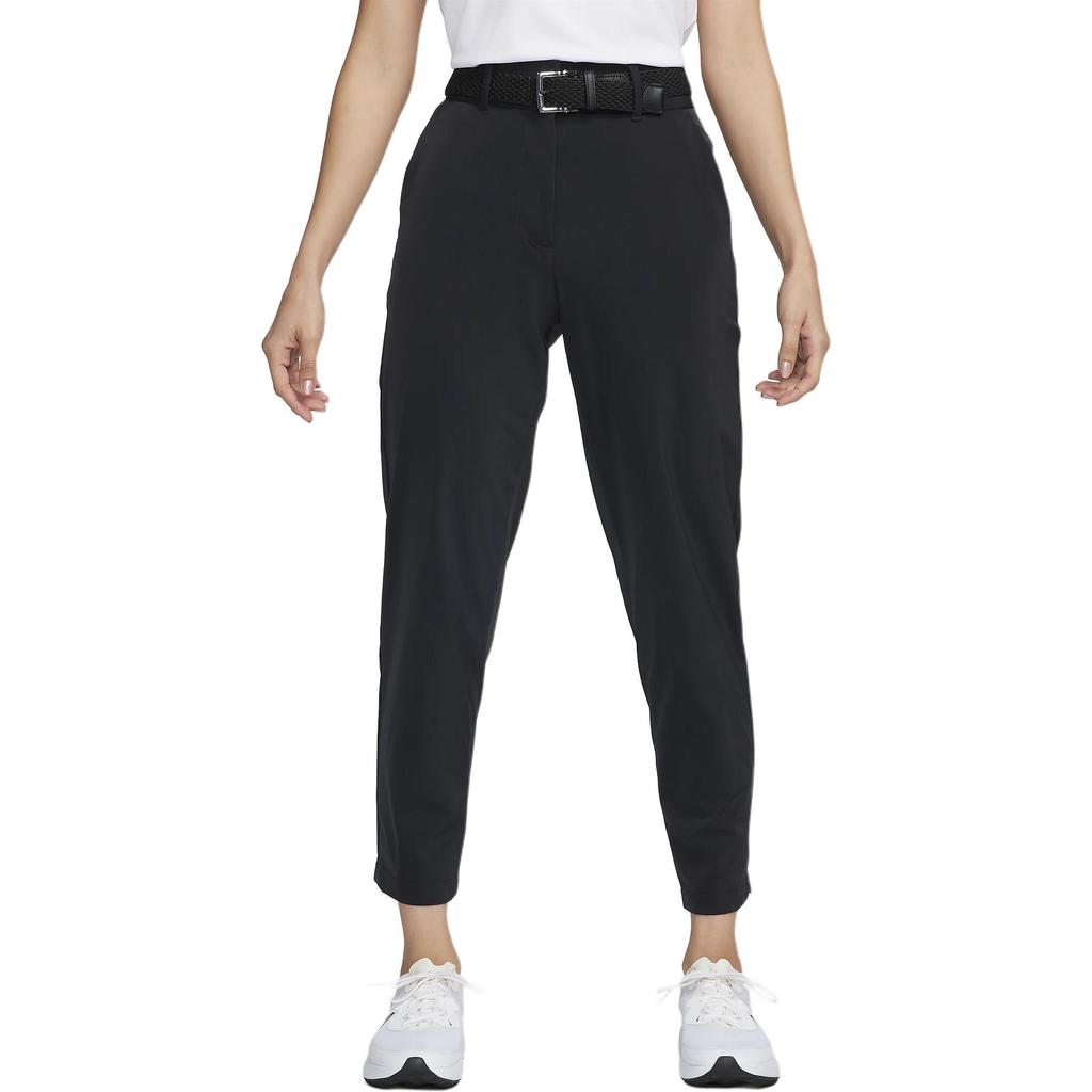 Nike Dri-Fit Tour Golf Pants Solid Mid-Rise Slim Straight Casual Pants Women Pants Black FD5609-010