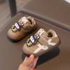 Autumn/Winter 2025 Light-Up Cartoon Soft Sole Baby Shoes with Fleece Lining - Unisex Toddler Board Shoes