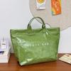 2025 Women's Large Capacity Transparent PVC Handbag - Fashionable, Water-repellent, Simple Style