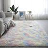 50x80cm Plush Carpet Long Hair Sofa Cushion Rugs Soft Imitation Wool Pad  Home