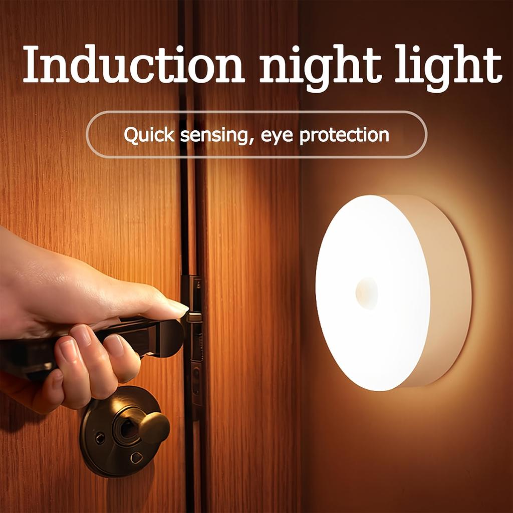 1pc Motion Sensor Light | USB Rechargeable, Motion Activated Stair Light, LED Human Body Sensor Light Suitable