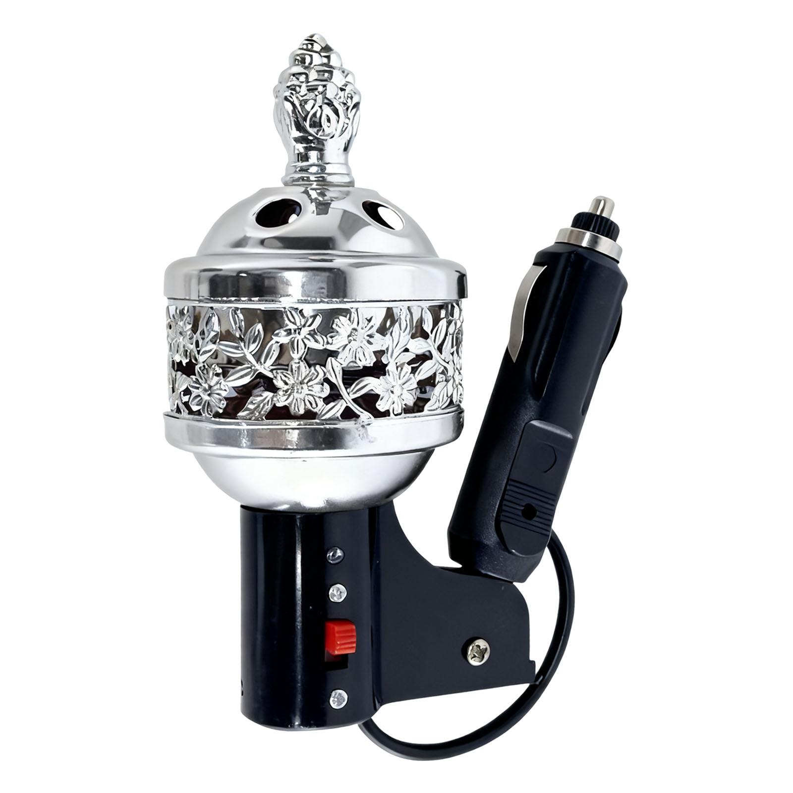 Автомобильный благовонница Электрический Железный Ароматический Диффузор Компактный Держатель Аромата для Декора Салона Автомобиля