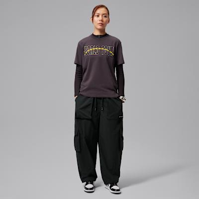 Women's Pants Jordan Flight Cargo Pants Women's Black Moderate Other