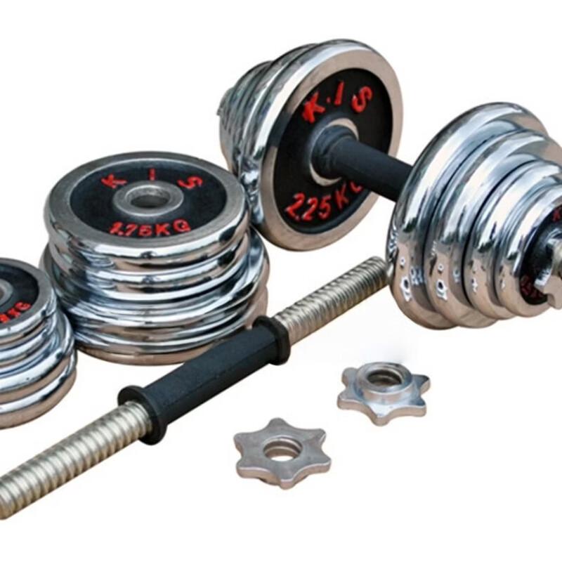 TLXT Solid Cast Iron Electroplated Dumbbell Set