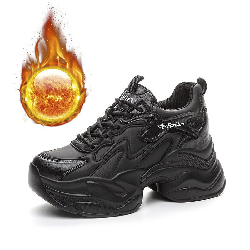 Spring women's shoes new small inner height increase casual little white shoes wedge heel muffin platform mesh shoes